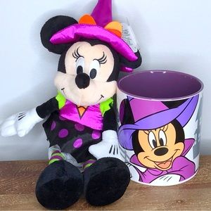 NWT DISNEY Minnie Witch plush with mug